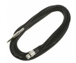 Cable XLR femelle/Jack mono 6,3mm (10m)
